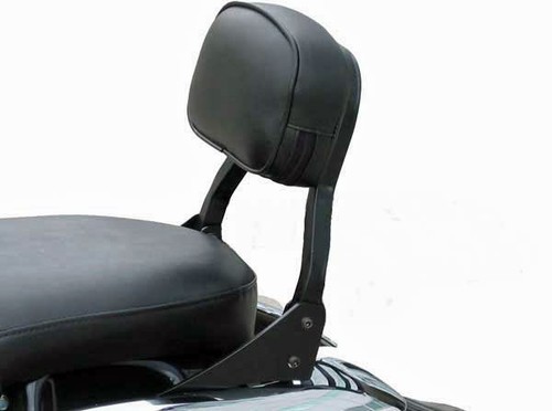 Black low backrest for harley - low,