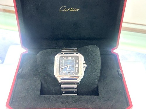 Cartier stainless steel santos - cartier,