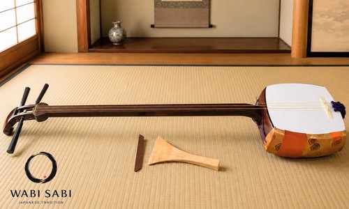Japanese shamisen practice - shamisen,