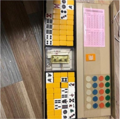 Mahjong set japan case - mahjong,