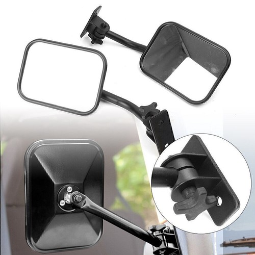 Black rearview mirror - rearview,
