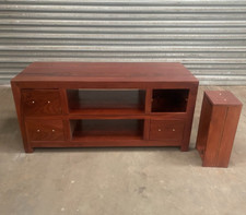 Solid Sheesham Wood Media Unit
