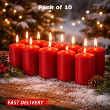 Pack red pillar - pack, 10