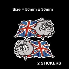 2 X BRITISH BULLDOG WAVY UNION