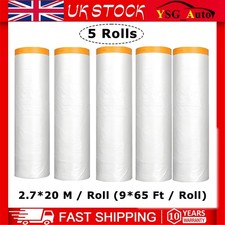 5 Rolls Pre-taped Masking