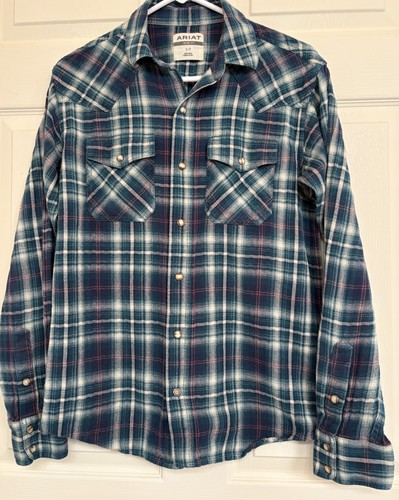 Ariat retro fit flannel pearl - retro,