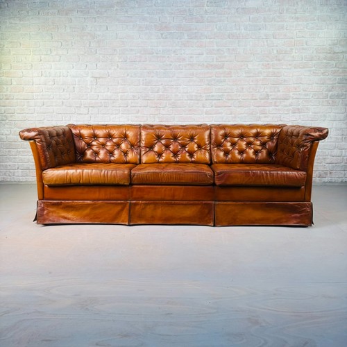 Vintage danish tan leather - tan,