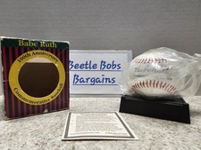 Babe Ruth New York Yankees MLB 1995 Facsimile Signed Baseball NIB With COA