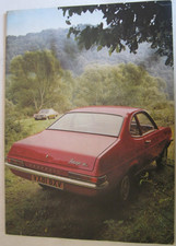 1972 VAUXHALL FIRENZA BROCHURE. 16 PAGE.1256, 1800, 2300.