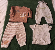 4x Baby Boy Clothes Bundle 3-6 Mths by Disney Tigger. Peter Rabbit Dumbo Dungere