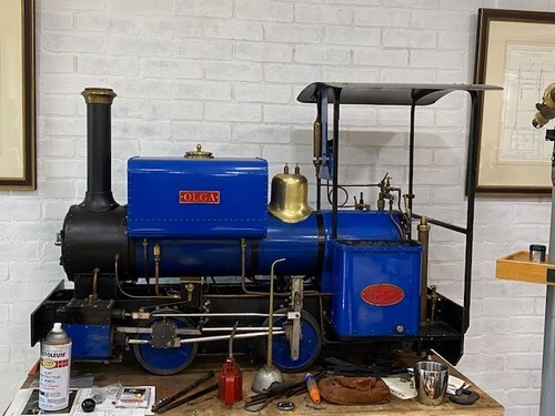 Live steam locomotive - locomotive, 7.25-