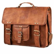 Genuine Vintage Brown Leather