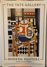 Tate Gallery Modern Masters original exhibition poster 1988 Ferdinand Leger