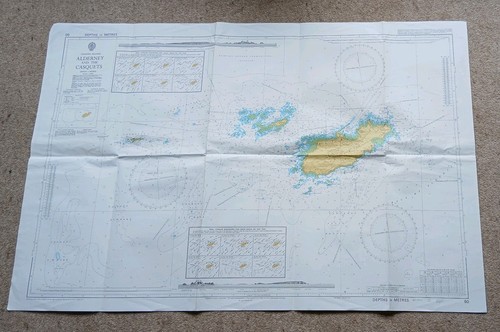 Admiralty chart alderney - admiralty, 60