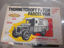 THORNYCROFT 1.5 TON GWR PARCEL VAN : DAVRIC OO GAUGE PLASTIC KIT BOXED