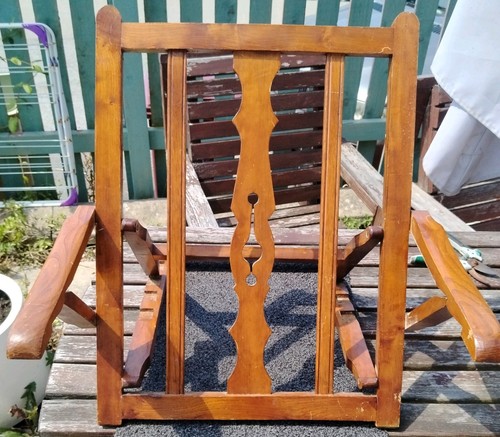Vintage wooden back - wooden,