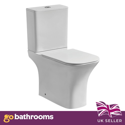 Rimless close coupled toilet - close,