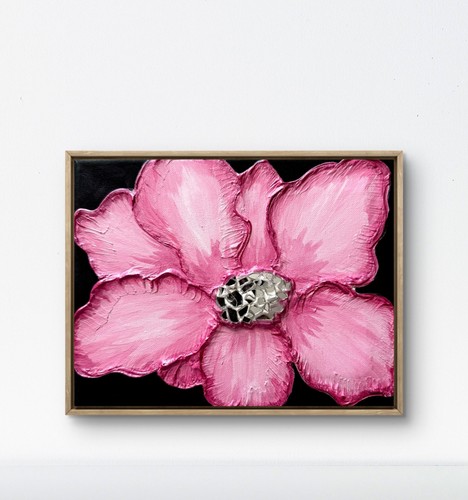 Original pink flower - original,