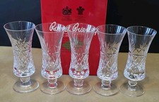 5 x Royal Brierley Cut Crystal