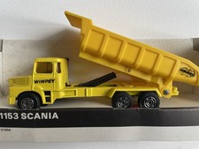 Corgi Trucks 1153 Scania WIMPEY Dump Truck Boxed Yellow Tipper Scale Model Lorry