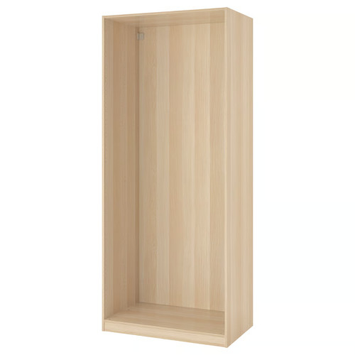 Ikea pax oak effect wardrobe - ikea,