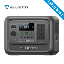 BLUETTI Elite 100 V2 1024Wh 1800W Portable Power Station Solar Generator Camping