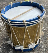 Veteran Brass Military Side Drum: Catgut Snare (1938). Very playable. 