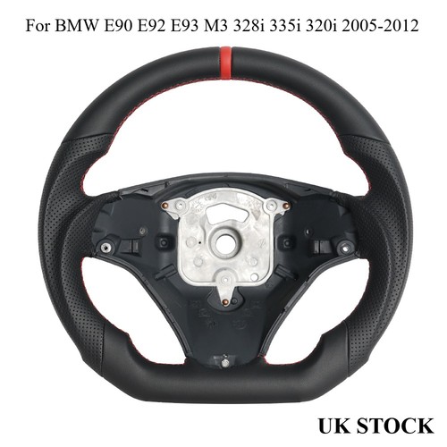 Leather steering wheel - leather,