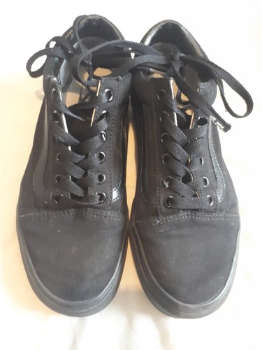 Black old skool sk8 vans - black,