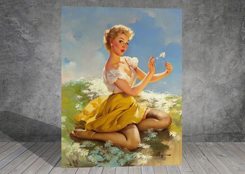Gil elvgren daisies - elvgren, are