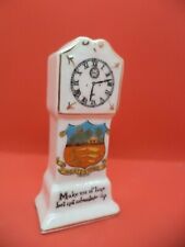 GRANDFATHER CLOCK ingatestone OLD ANTIQUE CRESTED CHINA swan china