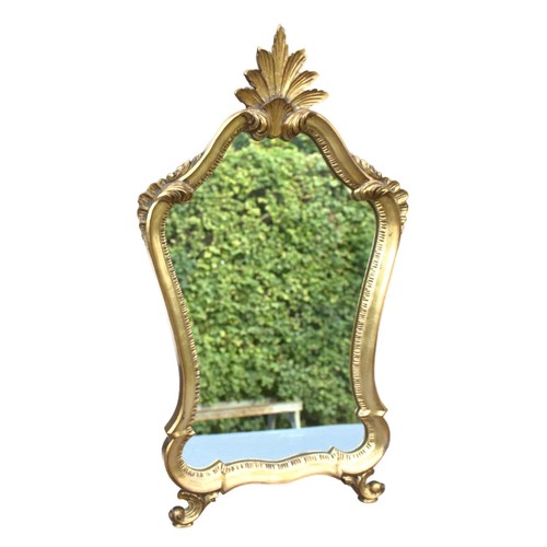Antique large rococo mirror