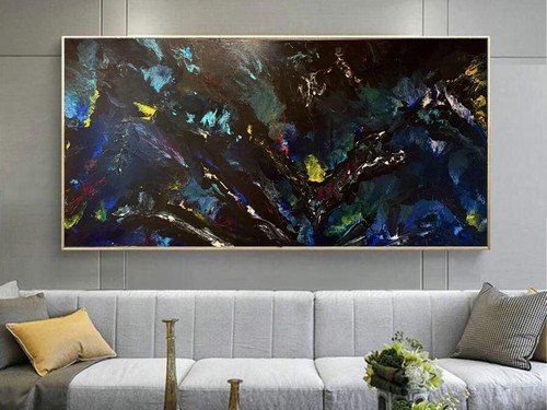 Large abstract acrylic