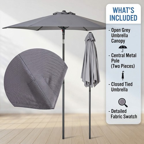 Large outdoor umbrella - 2.7m,
