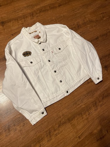 Vintage levi white denim - vintage,