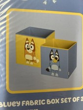 Bluey Fabric Box Set of Two