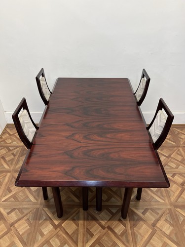 Vintage rosewood dining table - dining,