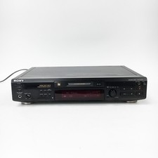 Sony MDS-JE530 MD Mini Disc Player Recorder Black - Tested - Working