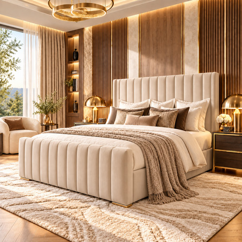 Ottoman storage bed plush - ottoman,
