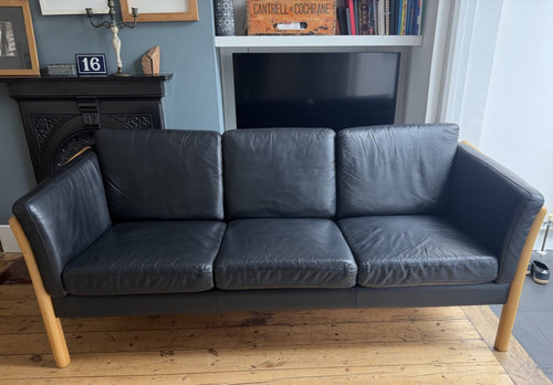 Vintage seater sofa danish - 3,