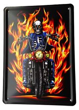 Hells Angel Metal Wall Plaque