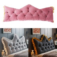 6ft Large Wedge Pillow Headboard Bolster Cushion Headboard Backrest Support Pad