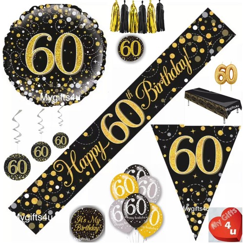 Black 60th happy birthday - 60th, &