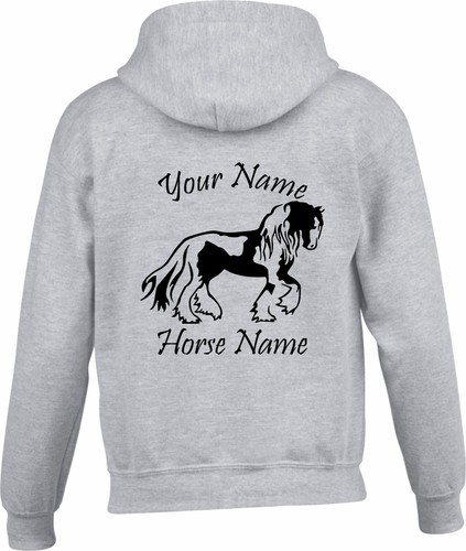 Personalised horse hoodie - personalised,