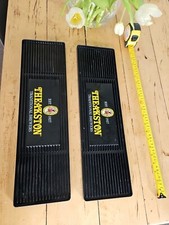 VINTAGE Pub Beer x 2 Drip Trays THEAKSTON  Brewers Plastic Tray Man Cave 