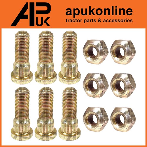 Front wheel bolt stud nut - 6,