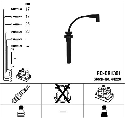 New ignition cable - cable, for