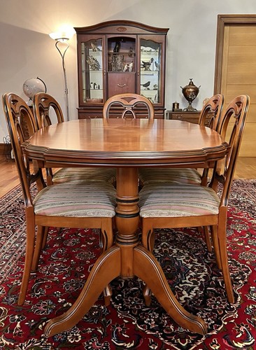 Large set cherry wood - of,