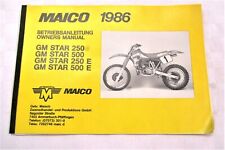 Maico 1986 GM Star 250 500