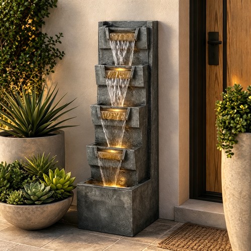 Outdoor water fountain - 39.4",